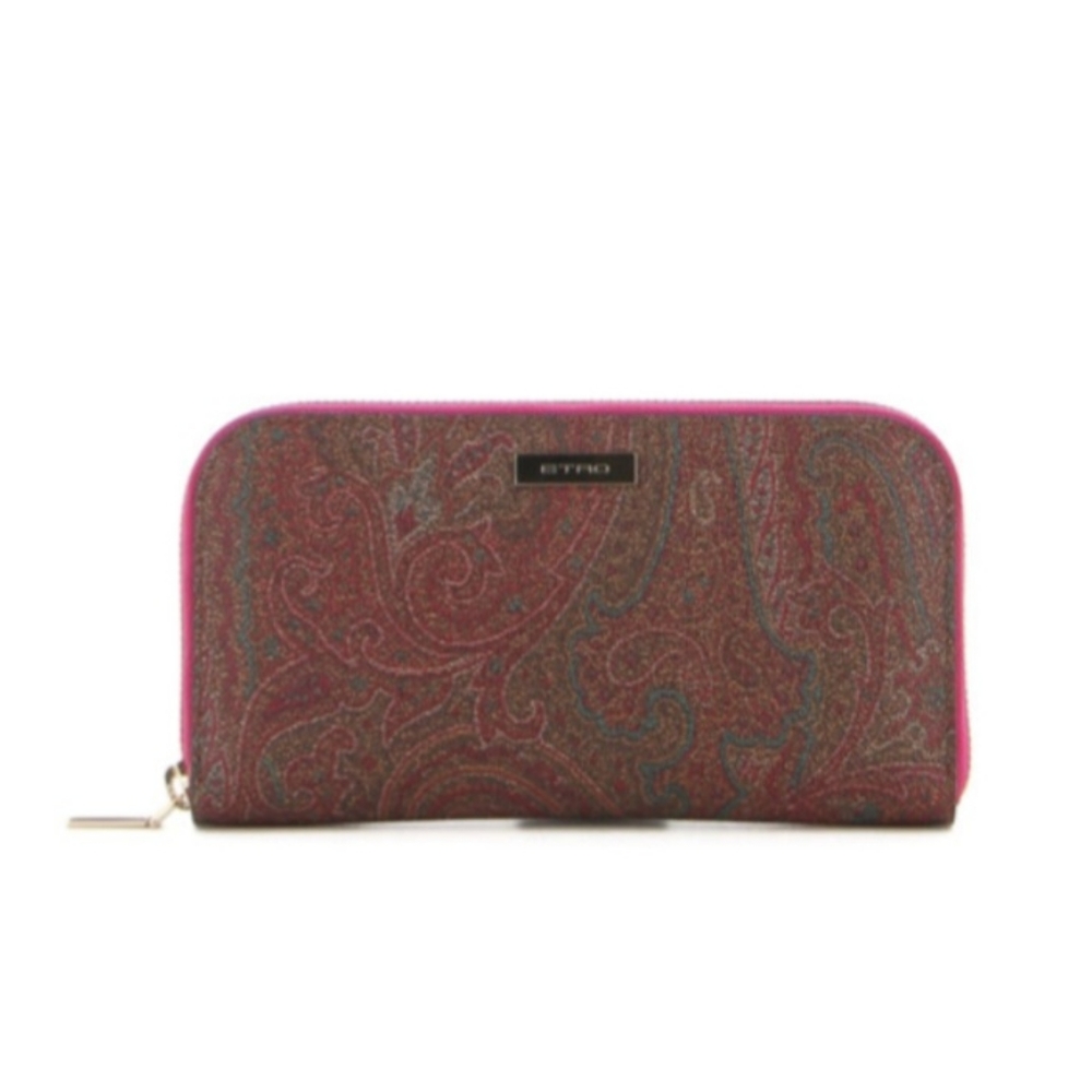 ETRO zip around wallet